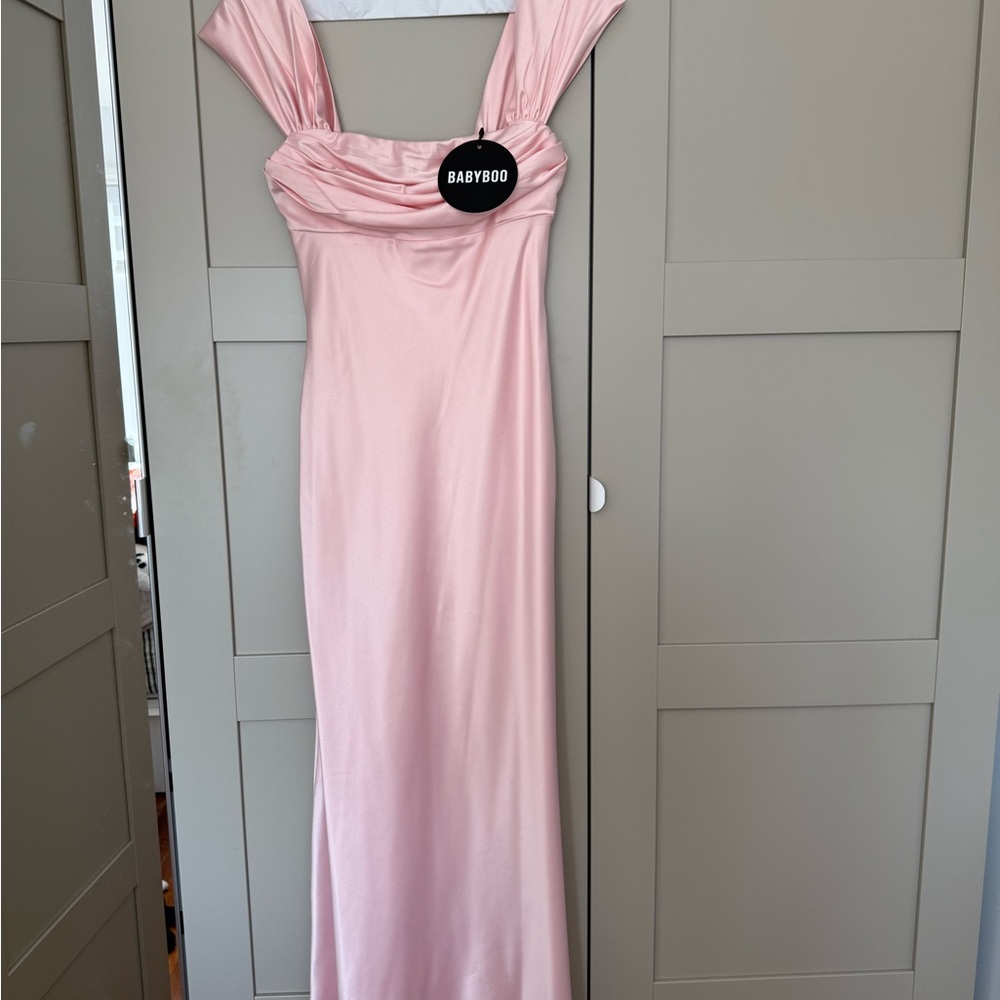 Babyboo Pink Midi Dress